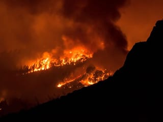 Photos: Spain battles 'out of control' wildfire on Tenerife