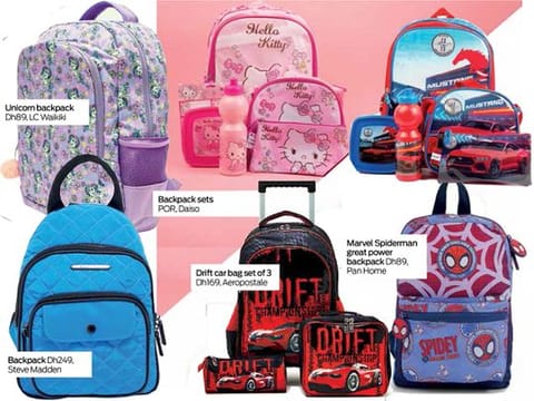 From school bags and lunch boxes, to shoes and stationery, here’re some must-haves for students