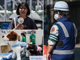Photos: Japanese turn to wearable tech to beat the heat
