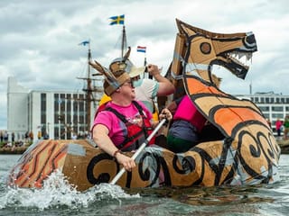 Photos: Great Salem Maritime Cardboard Boat Regatta