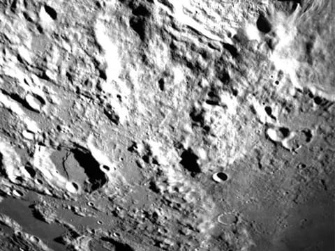 Images of Lunar far side area captured by the Lander Hazard Detection and Avoidance Camera (LHDAC). 