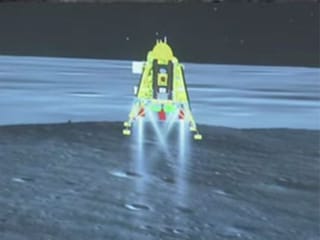Watch Chandrayaan-3 landing: India makes historic touchdown on the Moon