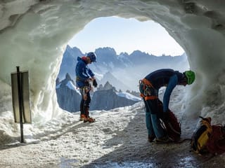 Photos: French heat wave worries Mont Blanc climbers with increased risk