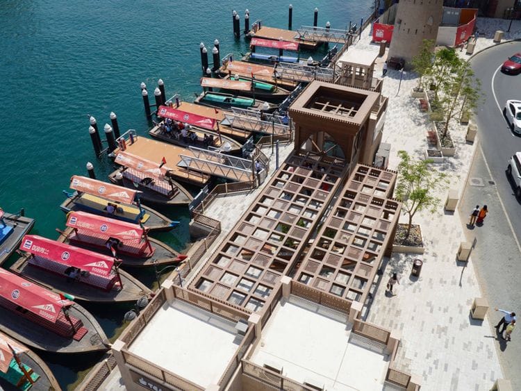 traditional abra stations along Dubai Creek2-1693475131724