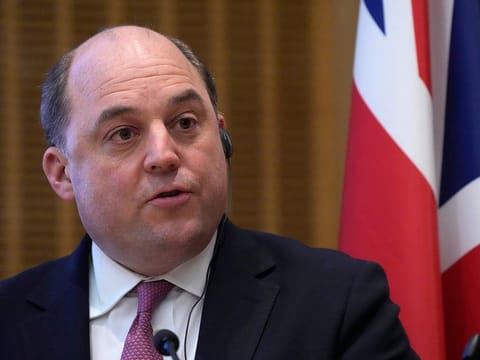 Former British Defense Secretary Ben Wallace 