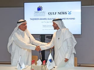 Taqdeer Award signs MoU with Gulf News as exclusive English media partner