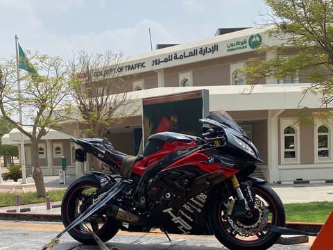 Dubai Police stated that the motorcyclists' aggressive behavior resulted in the confiscation of their motorcycles and issuing several traffic violation fines of up to Dh50,000