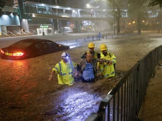 Photos: Hong Kong flooded by heaviest rainfall in almost 140 years