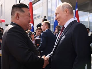 Photos: Kim Jong Un and Vladimir Putin meet at Russian Space Center