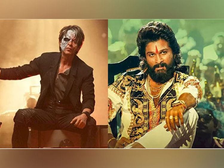 Shah Rukh Khan in 'Jawan' and Allu Arjun in 'Pushpa'.