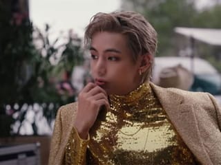 Out now! BTS’ V is dressed in sparkly gold outfit in ‘For Us’ music video