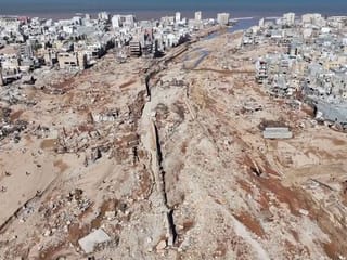 A city washed away: Harrowing scenes of the devastation in Derna