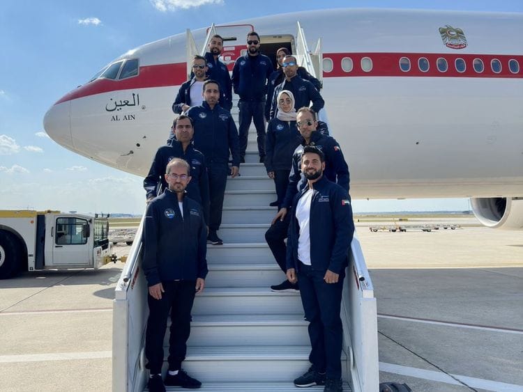Sultan Al Neyadi is flying back to the UAE from US