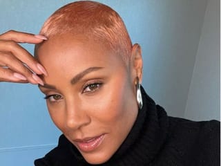Hollywood actress Jada Pinkett Smith celebrates birthday with pink hair colour