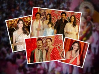 Bollywood stars Shah Rukh Khan, Jhanvi Kapoor, Deepika Padukone dazzle at the Mukesh and Nita Ambani Ganesh Chaturthi bash
