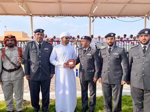 Emirati astronaut Sultan Al Neyadi was honoured by an Abu Dhabi Police delegation, led by Brigadier Saif Saeed Al Shamsi, Director of the Protocol and Public Relations Department.