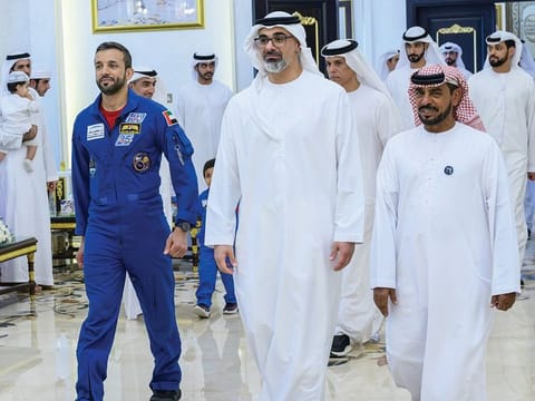 Sultan Al Neyadi and the team have proved to be inspiring models for the UAE’s ambitious youth, says Sheikh Khaled.