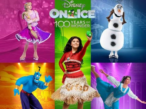  A Disney ice skating show was held in Riyadh this month.