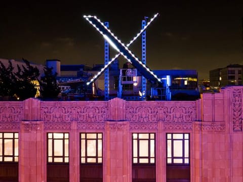 "X" (formerly known as Twitter) sign atop the company headquarters in downtown San Francisco.