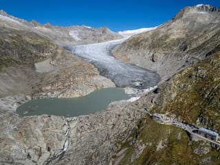 Photos: As thaw accelerates, Swiss glaciers lost 10% of their volume in the last 2 years, experts say