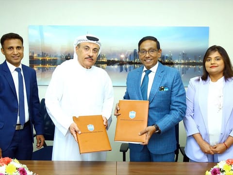 Komal Jajoo, Co-founder and Partner of Hayford Integrated Training Institute, Mr Raju Menon, Chairman of Hayford Integrated Training Institute, Mr. Mohammed Al Ansari, Chairman of FERG, Mr Shamil Mohasin, Administration Manager of FERG