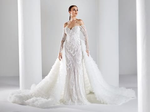  A stunning bridal gown at Hazar Haute Couture