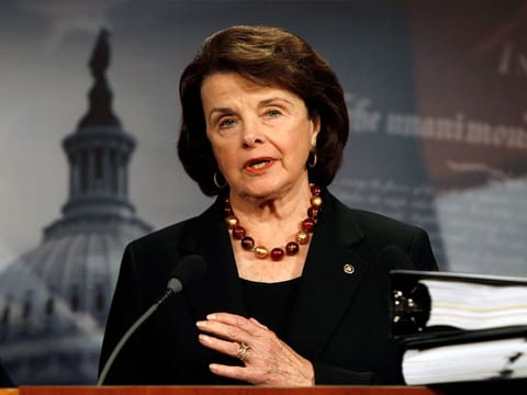 US Senate Intelligence Committee Chairman Senator Dianne Feinstein speaks about START Treaty on Capitol Hill in Washington, December 15, 2010. 