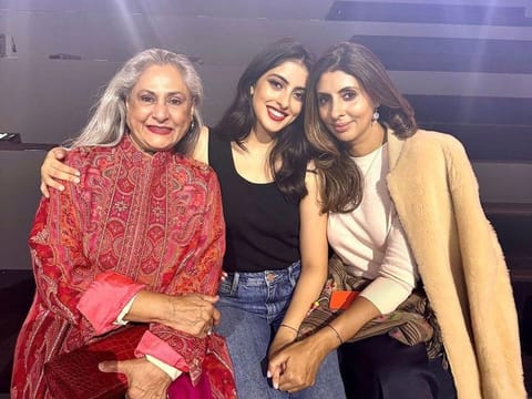  Jaya Bachchan, Shweta Bachchan, Navya Nanda 