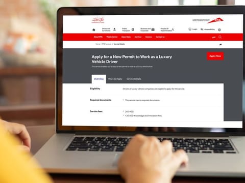 RTA on Tuesday announces to instantly issue online permits to professional passengers transport drivers in Dubai.