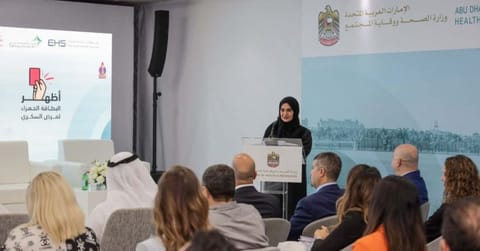 Dr. Buthaina Bin Belaila, head of the Non-Communicable Disease and Mental Health Department at MoHAP, while explaining the reason for launching the new campaign.