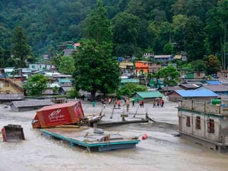 Photos: Icy flood that killed at least 41 in India's northeast had been feared for years