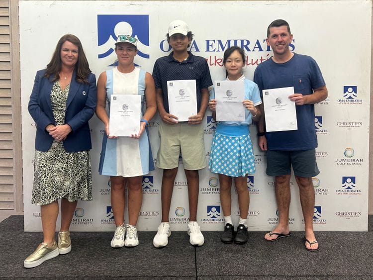 Sport - Golf - OMA EMIRATES MEDALFORD  IN ASSOCIATION WITH  CHRISTIE’S INTERNATIONAL REAL ESTATE LUCKIEST BALL ON EARTH QUALIFIER