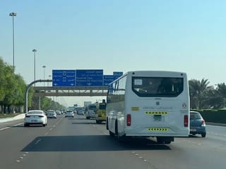 Abu Dhabi: Workers’ buses banned on Sheikh Zayed Bin Sultan Street during peak hours
