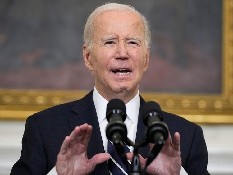 US President Joe Biden makes remarks 