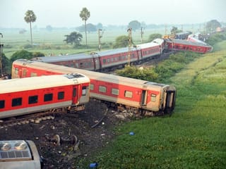 Photos: Passenger train derails in eastern India, killing 4 people and injuring dozens