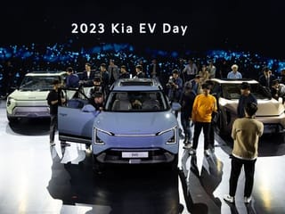 In pictures: Kia’s new EV range includes cars that can turn into bedrooms 