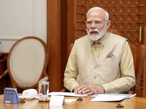 Prime Minister Narendra Modi chairs a high-level meeting to assess the progress of the Gaganyaan Mission and to outline the future of India’s space exploration endeavours, in New Delhi on Tuesday. 