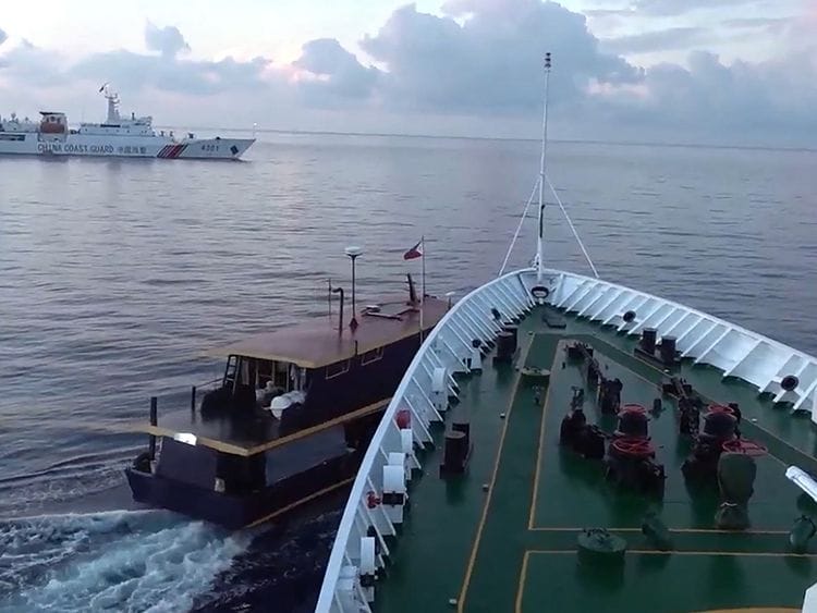 spratly china philippines coast guard