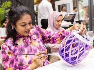 Watch: Cancer survivor artist leads an initiative of hope in Dubai