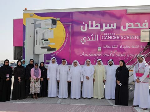 Ministry of Health and Prevention, Pink Caravan and other partners are leading the campaign 