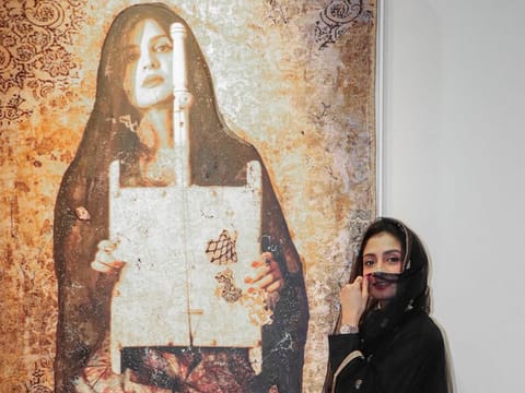 Art empowered Fatimah Al Nemer to overcome her anxiety and shyness. 