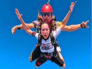 Jumped into 48 with a bang: Watch Bollywood actress Malaika Arora go skydiving in Dubai on her birthday