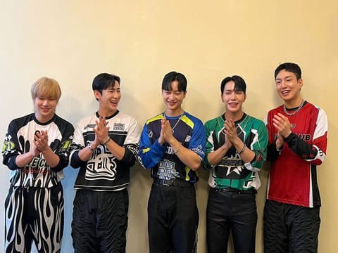 South Korean K-pop boy group MustB perform in Abu Dhabi