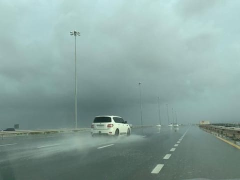 Rain in Abu Dhabi