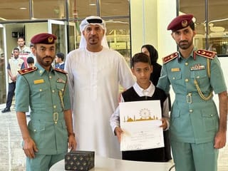Kalba house fire: Emirati boy, 10, honoured for saving his family