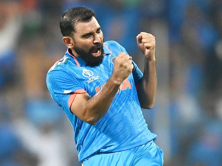 India's Mohammed Shami