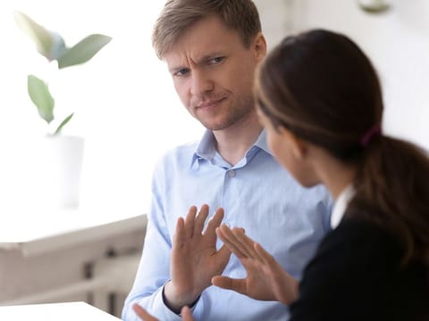 Stay professional and respectful during disagreements, instead of resorting to sarcasm or mocking someone.