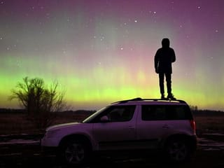 Photos: Solar flares bathe swathes of Siberia in scarlet 'northern lights' 