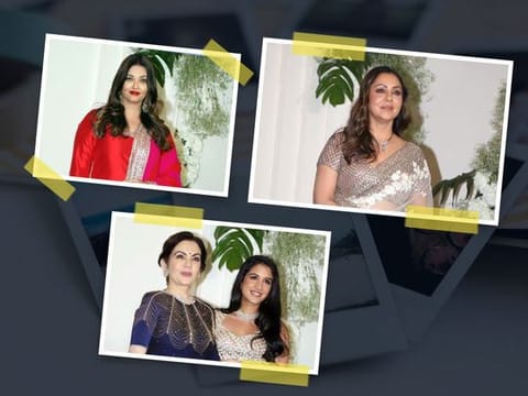 Bollywood brigade led by Gauri Khan, Salman Khan and the Ambanis shines down on Manish Malhotra's pre-Diwali bash