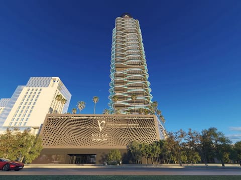 The Volga Tower project consists of a total of 390 flats, four parking floors, 40 furnished apartment floors with private pools and other types of flats and amenities.